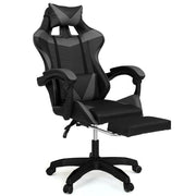 IDMarket - Sedia gaming, sedia ufficio nero e grigio ALEX