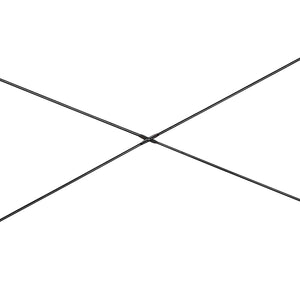 Gale - scrivania angolare in legno e metallo con 2 ripiani - 120x73x75 cm