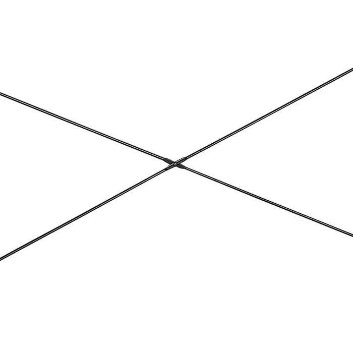 Gale - scrivania angolare in legno e metallo con 2 ripiani - 120x73x75 cm