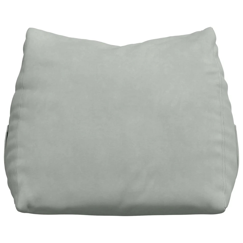 Cuscino per Schiena Grigio chiaro 60 x 20 x 50 cm