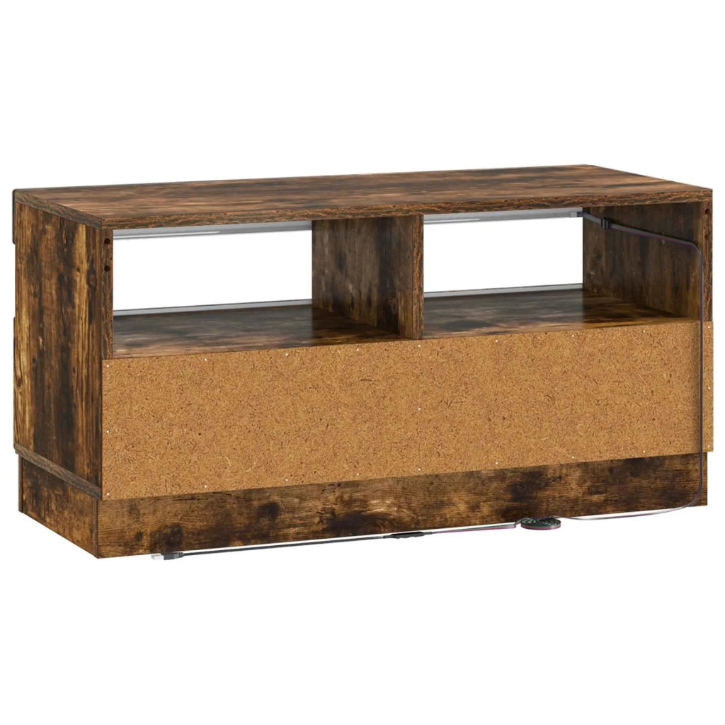 Mobile TV LED Rovere Fumo Legno ingegnerizzato 897440