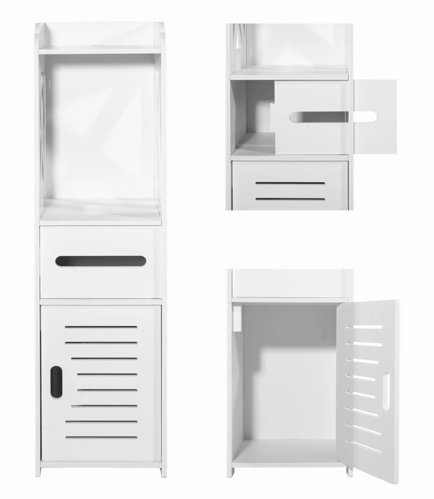 Colonna portaoggetti da bagno VALORA 80 cm - Soluzione versatile per riporre gli oggetti CODICE 15206