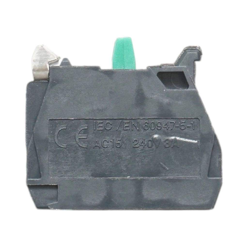 Blocco contatti ausiliari 1NO, 24V/10A 22mm LAY5 Breckner Germany
