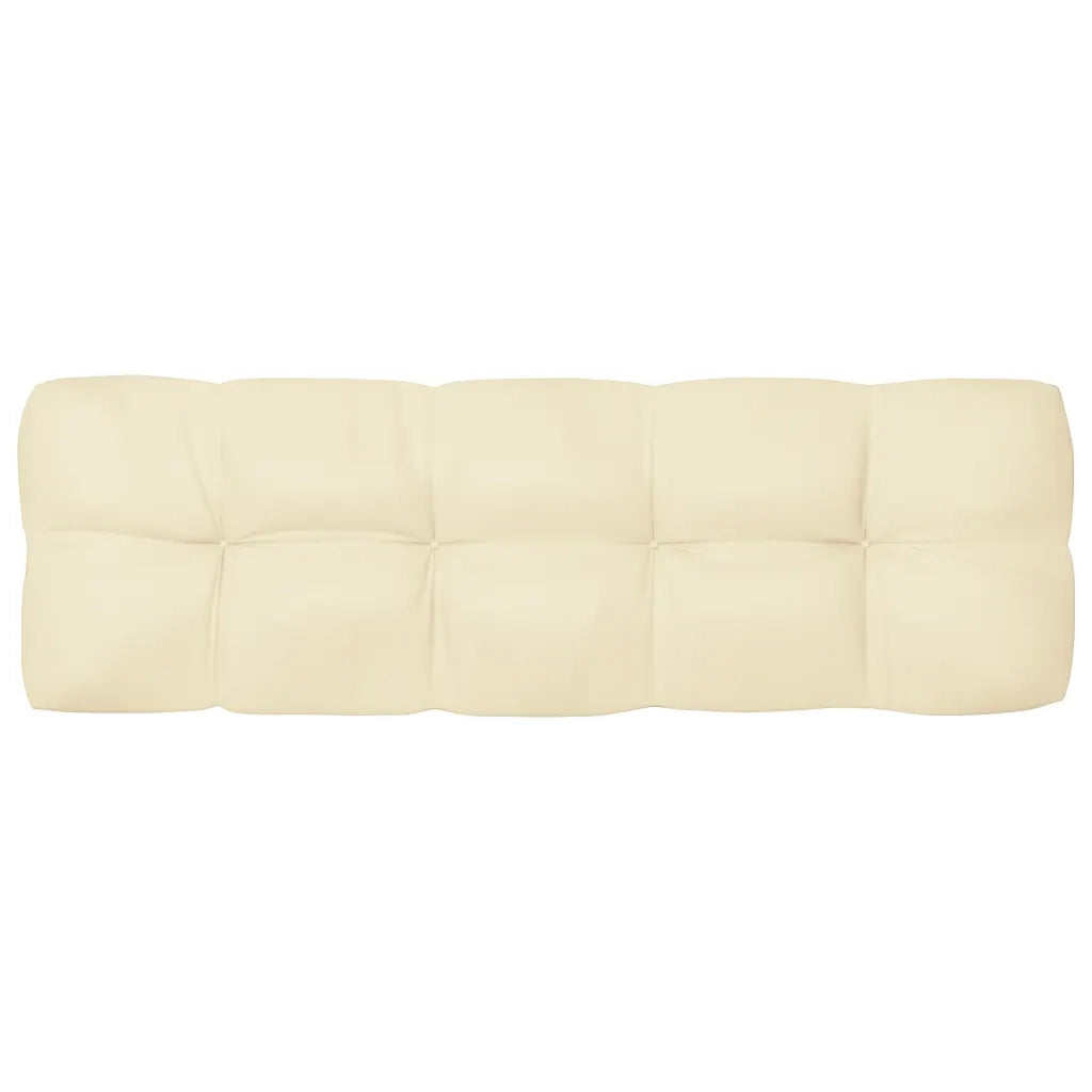 Cuscini per Divani su Pallet 7 pz Crema