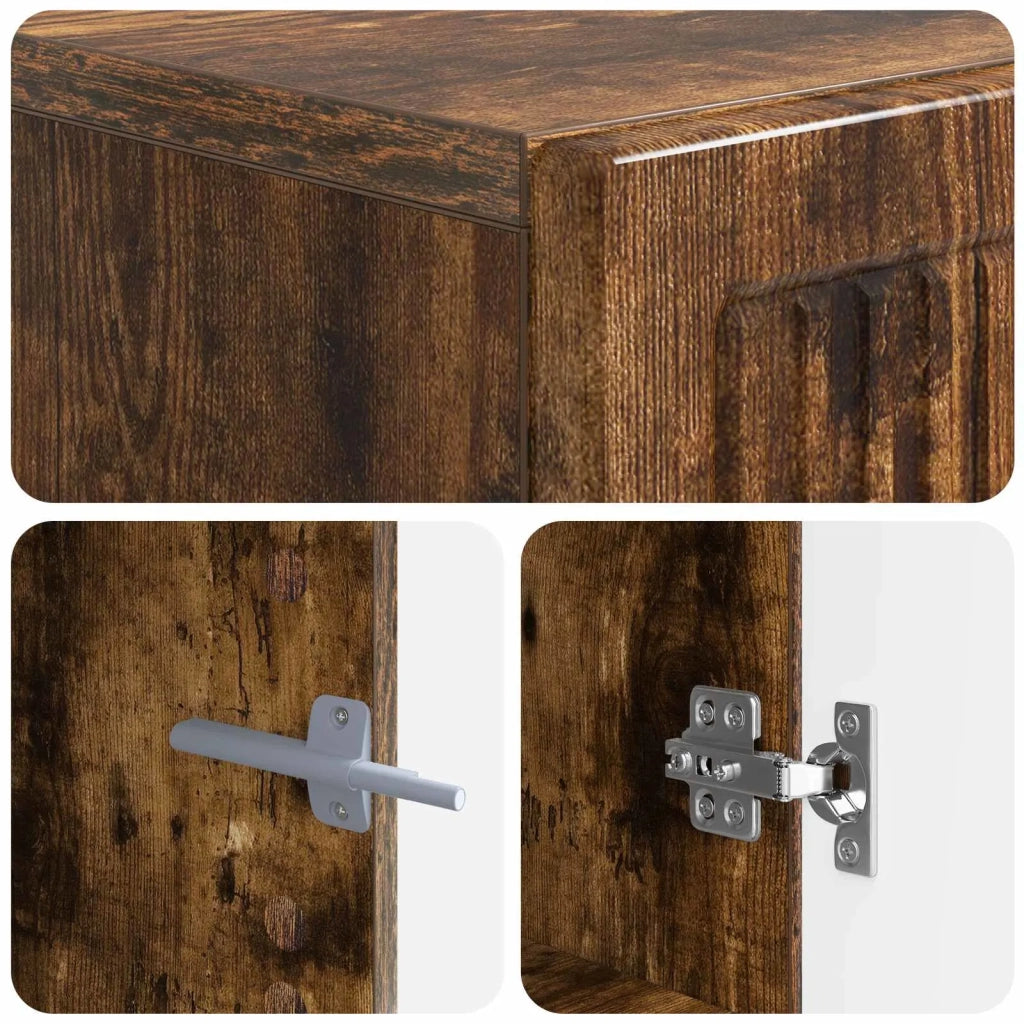 Mobile TV Rovere Fumo Legno ingegnerizzato 896020