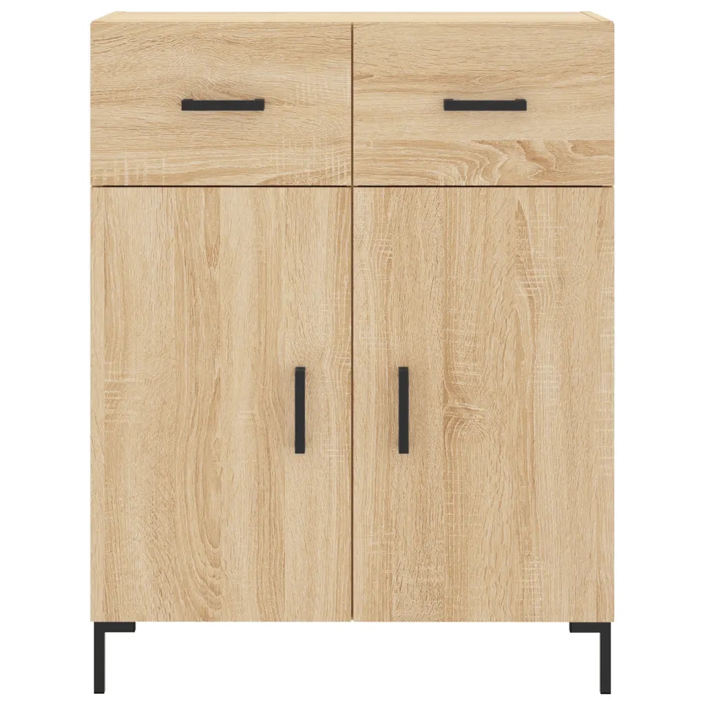 Credenza-Buffet-Armadio da cucina Rovere Sonoma 69,5x34x90 cm in Legno Multistrato 205587