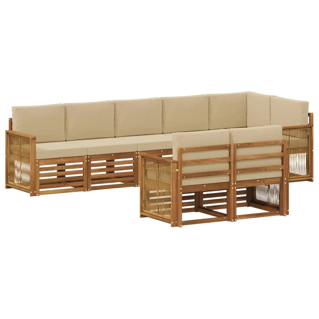 Set di divani da esterno 7 pz 3384509