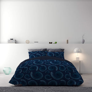 Copripiumino Singolo Double Face con Federe Stampato Vortex