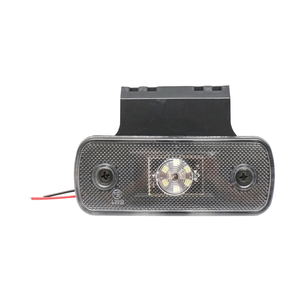 Lampada laterale con LED, 12-24V, bianca, Breckner Germany, modello FR0189W