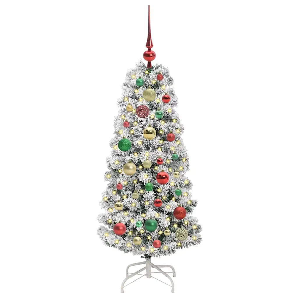 Albero di Natale | Decorazioni natalizie Artificiale con Rami Pieghevoli 120 cm