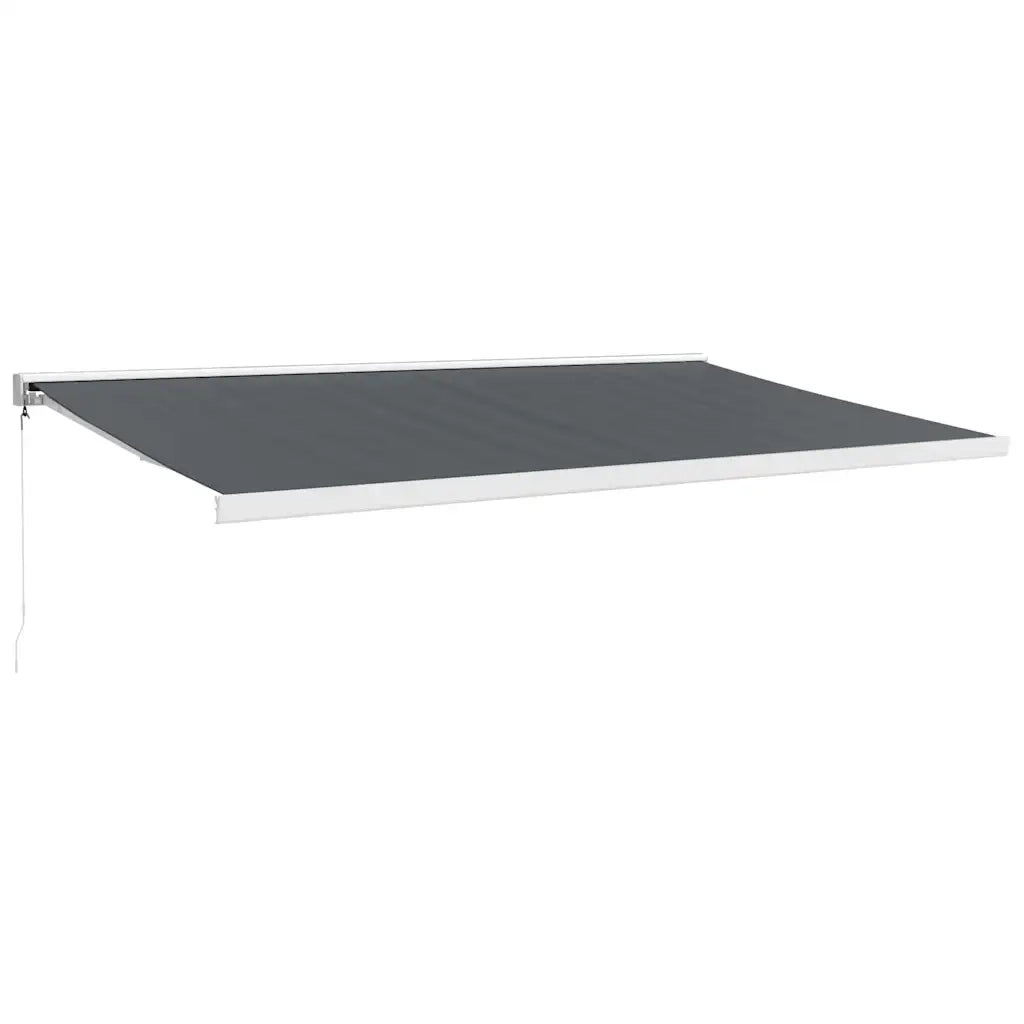 Tendada Sole Retrattile Antracite 5x3 m in Tessuto e Alluminiocod mxl 117561