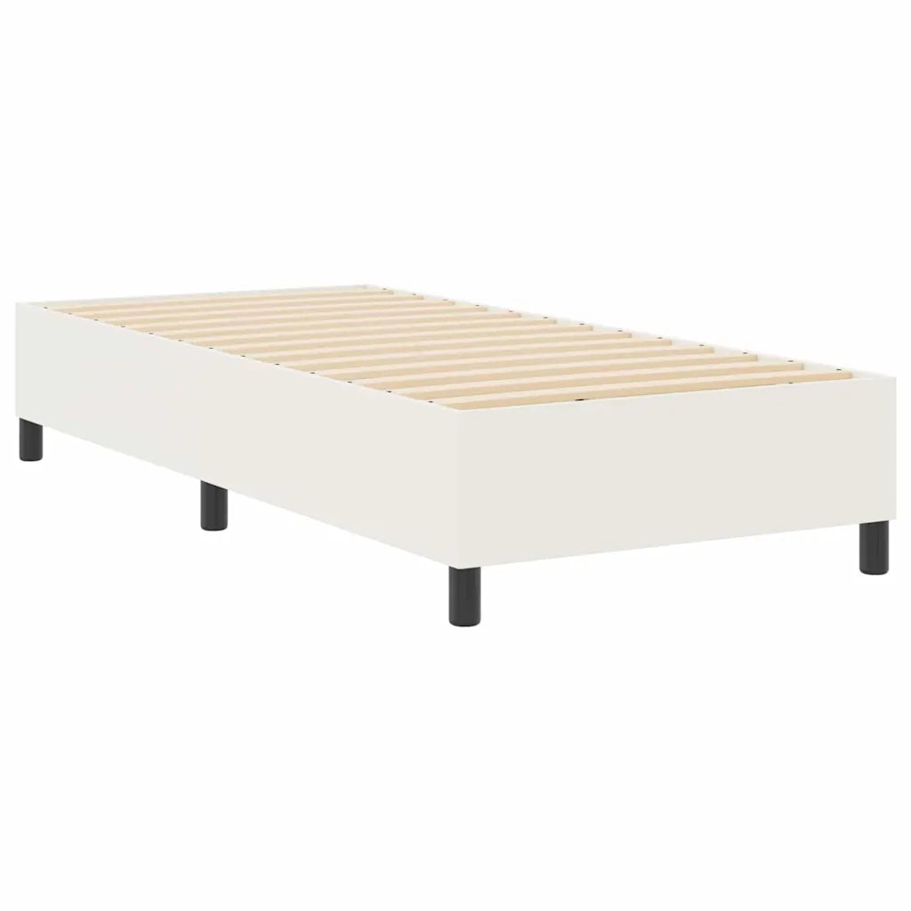 Struttura letto piattaforma-Giroletto-Rete del Letto Crema 90 x 190 cm Tessuto in Cords