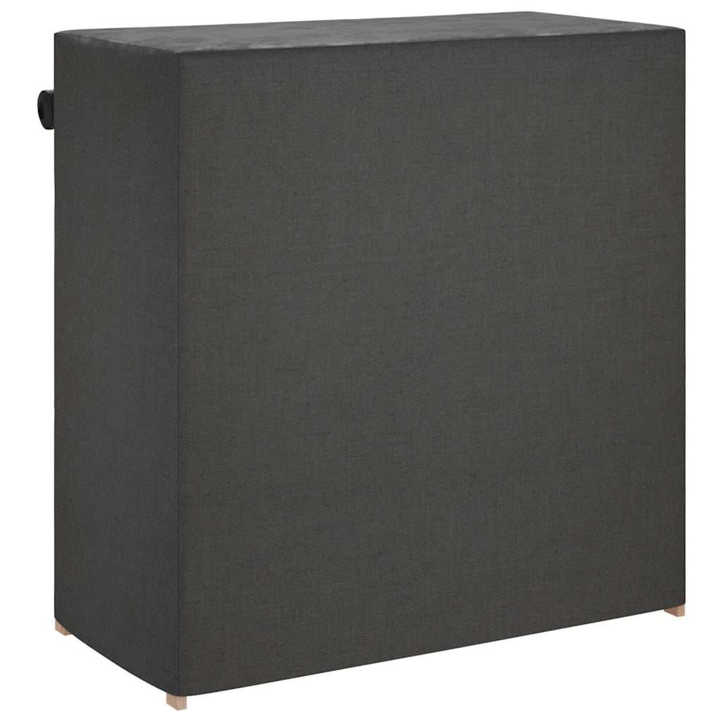 Scarpiera con Rivestimento Grigia 79x40x80 cm in Tessuto 248195
