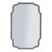 Specchio con Cornice Classico 9, Grigio, MDF, 90x60x1 cm