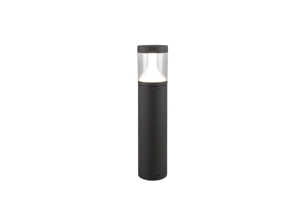 Lampione da giardino LED integrato nero 50 cm TAGUS Trio