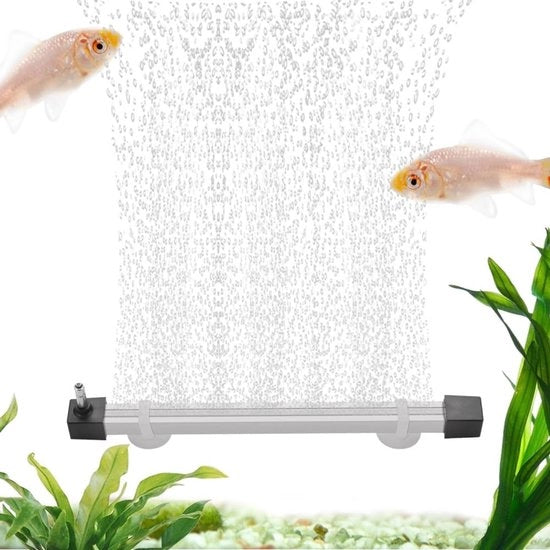Aeratore per Acquari d'Aqua Dolce - 20cm - Lega di Alluminio - Resistente alla Corrosione - Antidri - Silenzioso - Adatto per Acquari d'Aqua Dolce - Bubbelaar