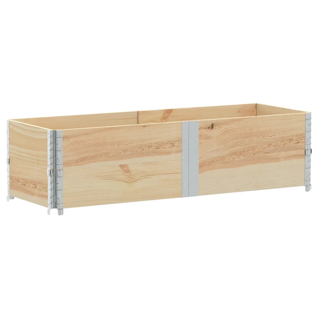 vidaXL Fioriera da Giardino 150x50 cm in Legno Massello di Pino