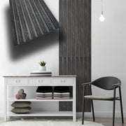 Pannelli 3D Rivestimento a parete in PVC effetto LAMELLI PIETRA 97x50cm Realistici, isolanti, idrorepellenti.