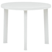 Tavolo da Giardino Bianco 89 cm in Plastica cod mxl 60560