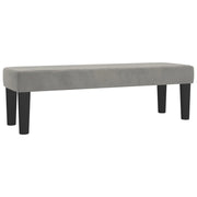 Panca Grigio Chiaro 100x30x30 cm in Velluto CFW2191030