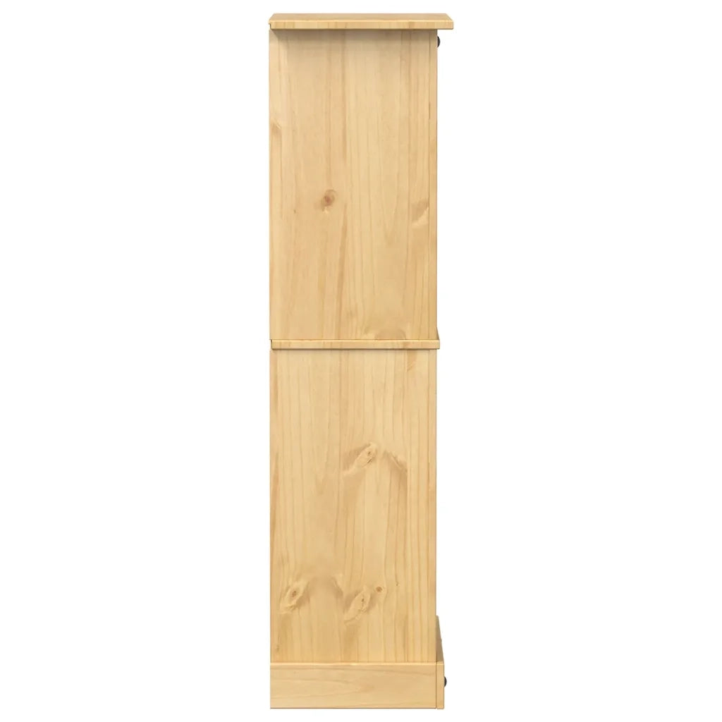 Portabottiglie Vino Corona 56x35x134,5cm Legno Massello di Pino CFW7061636