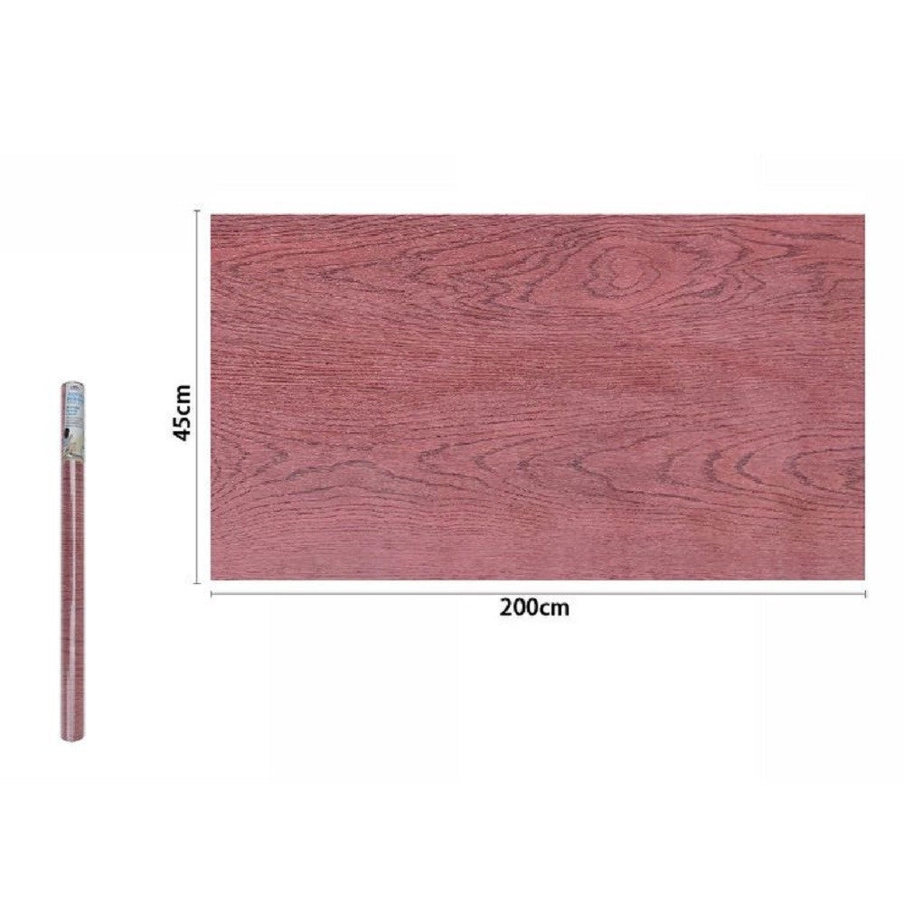 Trade Shop - Rotolo Pellicola Adesiva Parete Effetto Legno 45 Cm X 2 Mt Cassetti Mobili 71249 -