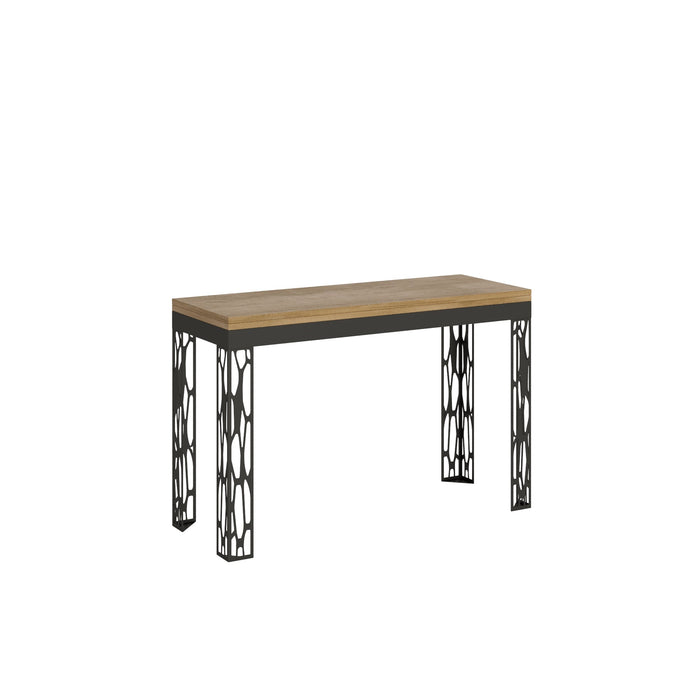 Tavolo Salvaspazio Allungabile 120x45/90x80/78 cm Ghibli Double Quercia Naturale