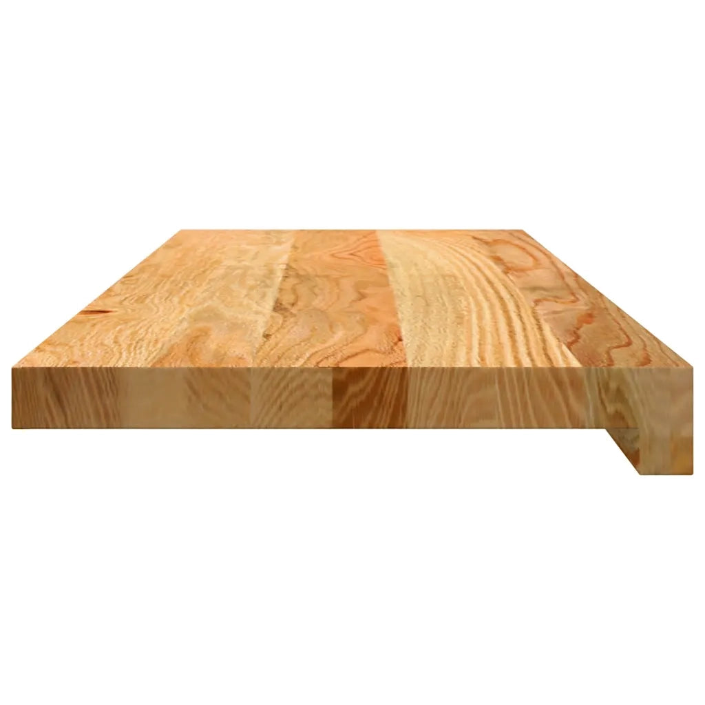 vidaXL Gradini 8 pz Marrone Chiaro 70x30x2 cm Legno Massello Rovere