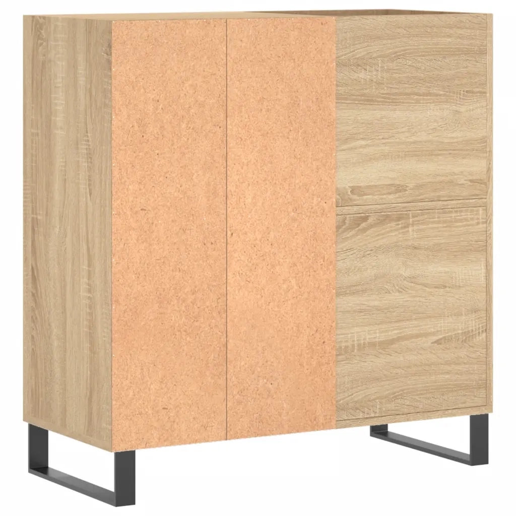 Mobile Porta Dischi Rovere Sonoma 84,5x38x89 Legno Multistrato CFW8737611