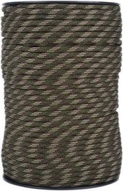 Paracord a 9 corde per sopravvivenza all'aperto, lunghezza 100m, riflettente, mimetico