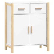 Credenza | Madia | Buffet da pranzo | Armadio da pranzo Bianca 62x38x75 cm in Legno Multistrato