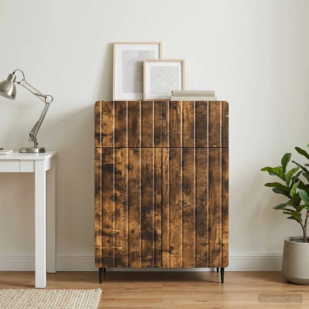 Credenza Rovere Fumo 66 x 34,5 x 92 cm Legno ingegnerizzato 894410