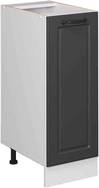 Frontale cucina R-Line, Antracite casa di campagna, 29.6 x 71.3 cm frontale del mobile per mobile base estraibile