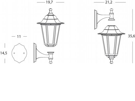 Lampada Segna Passo Rettangolare da Incasso a Parete a LED 3W 4000K Sovil Grigio