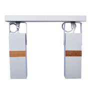 Plafoniera Milagro Vidar 2xGU10 35W bianco legno chiaro