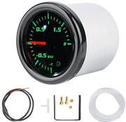 Indicatore di Carburante 2" - Display LED Universale - Per Motocicletta - Contachilometri Turbo - Materiale Aluminium/Komposit - Inclusi Accessori di Installazione - Contachilometri Turbo