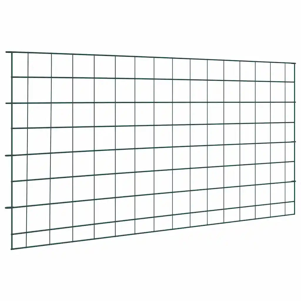 Set di Recinzione per Stagno 5 pcs Verde 100 x 50 cm Acciaio 42017314