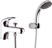 Rubinetto lavabo/vasca con deviatore integrato e kit doccia - serie ten