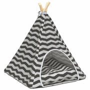 Tenda per animali con cuscino Bianco e Grigio 50 x 50 x 60 cm CFW8448347