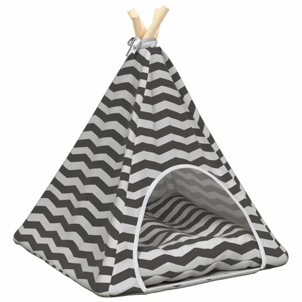 Tenda per animali con cuscino Bianco e Grigio 50 x 50 x 60 cm CFW8448347
