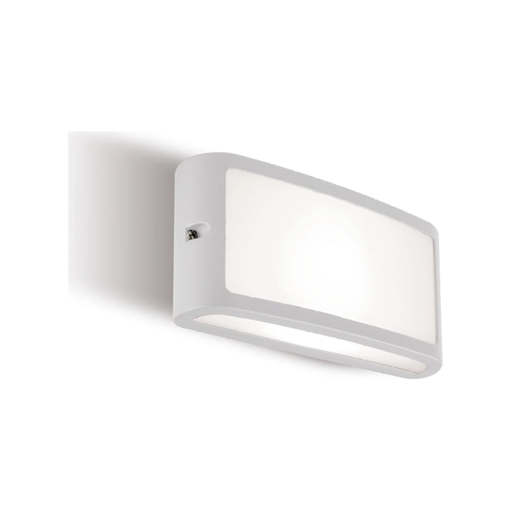 Applique Esterni Interni Alluminio Bianco Led 10 W 700 Lm 3000K Screen