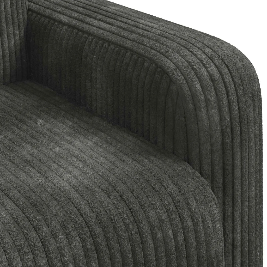 Poltrona Antracite corduroy 42042443
