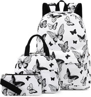 Set 3 in 1 per Ragazze - Borsa per Scuola - Borsa per Spesa - Portafoglio/Clutch - 3 Configurazioni - Comparto per Laptop da 15 Pollici - Borsa Leggera