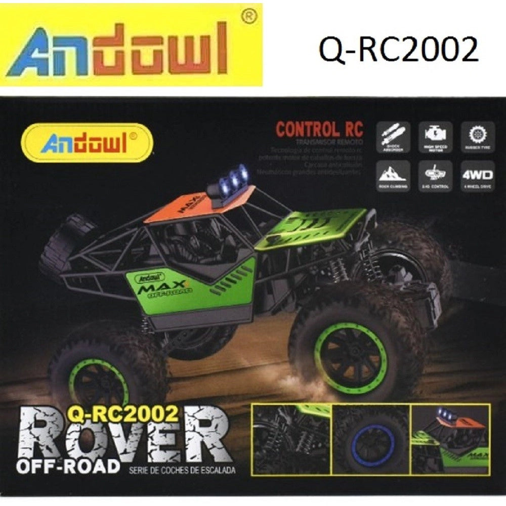 Trade Shop - Auto Rc Fuoristrada Telecomandata Ricaricabile Rover Off-road 2.4 Ghz Q-rc2002 -