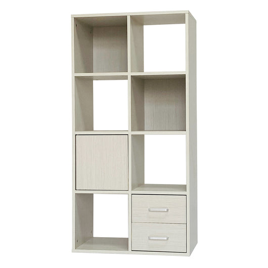 Phoenix - libreria modulare in legno bianco 60x30x120 cm