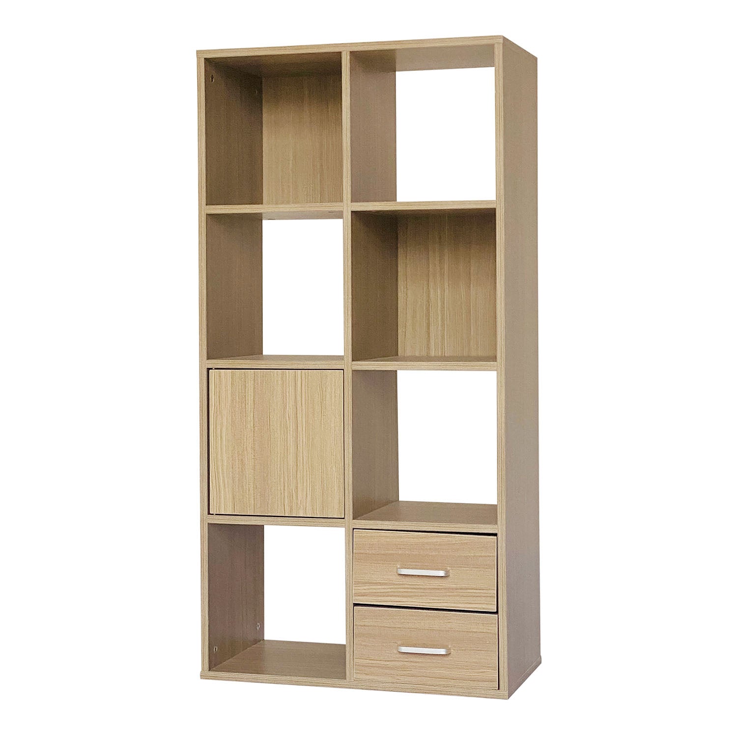 Phoenix - libreria modulare in legno marone 60x30x120 cm