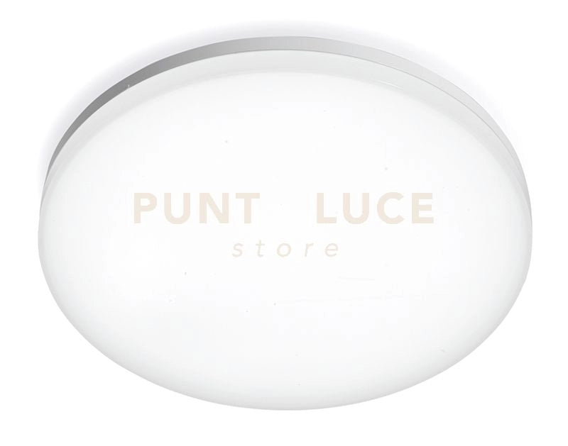 GES831- PLAFONIERA LED BIANCO OPACO 4000K 2700LM 30W IP66 D.33CM TONDA