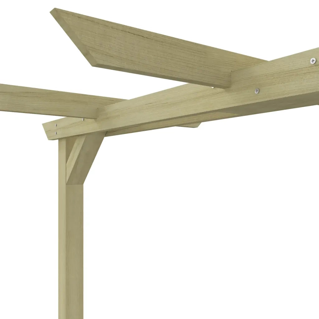 Pergola da Giardino Legno di Pino Impregnato 360x200x60 cm 44924