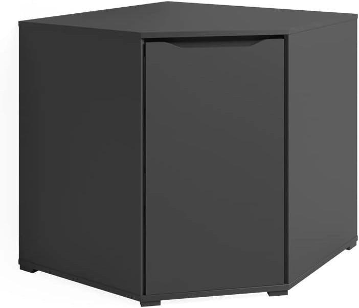 Credenza Ruben, Antracite, 78 x 76.6 cm, adatto per la conservazione di abbigliamento e tessuti