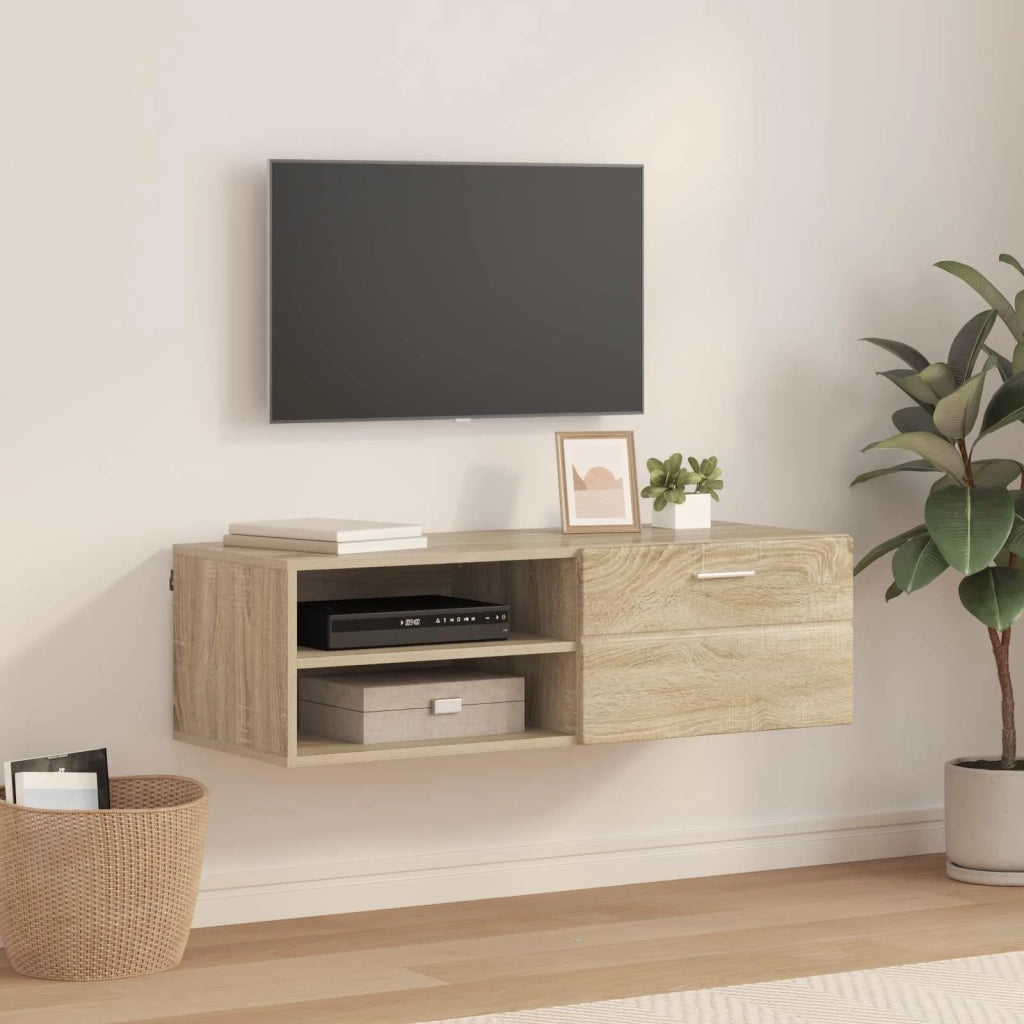 Armadio in Legno con cassetto Rovere Sonoma 100,5 x 39 x 30 cm 880243